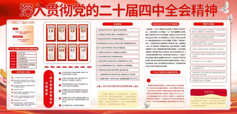 宣贯当的二十届四中全会精神