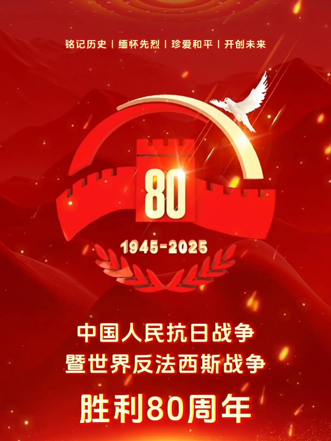 观看纪念中国人民抗日战争暨世界反法西斯战争胜利80周年大会