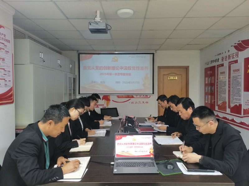 中瑞公司3月份主题党日+专题党课
