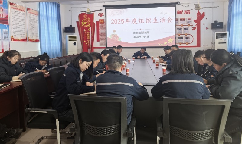 质检化验党支部召开2025年度组织生活会和民主评议党员