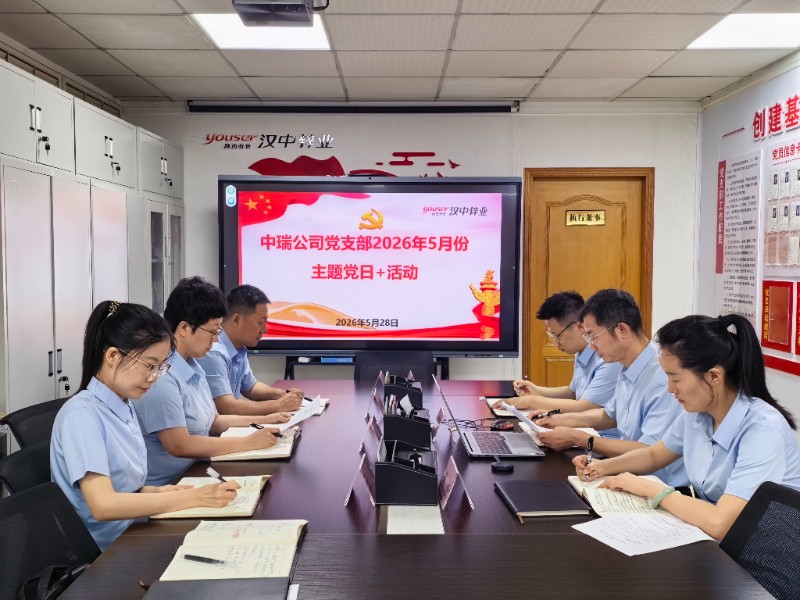 中瑞公司5月份主题党日+活动